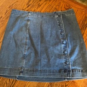 Madewell Denim Mini Skirt